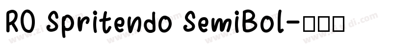RO Spritendo SemiBol字体转换